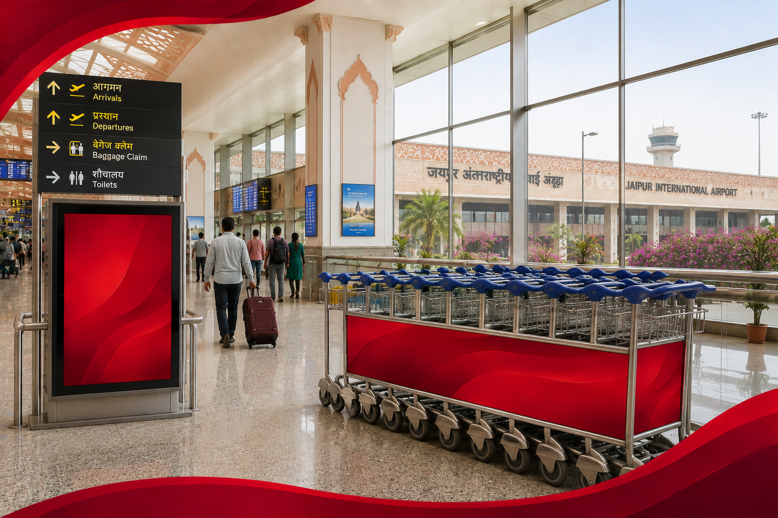 Jaipur Airport Trolley