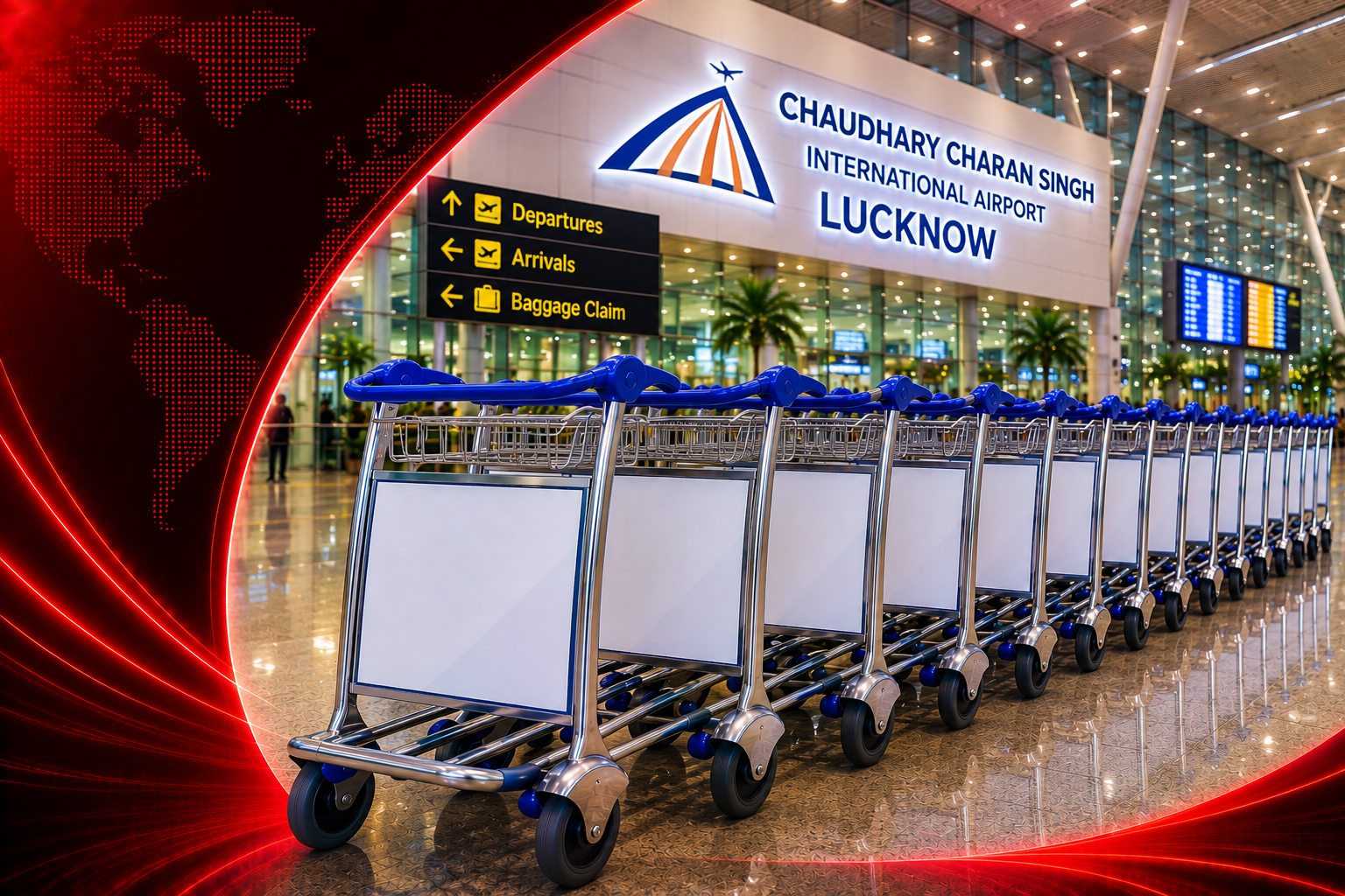 Lucknow Airport Trolley