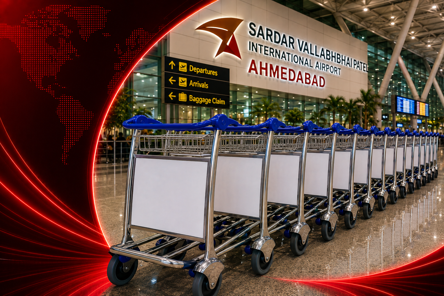 Ahmedabad Airport Trolley