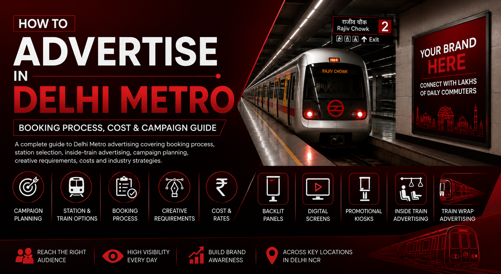 How to Advertise in Delhi Metro: Booking Process, Campaign Planning & Industry Guide