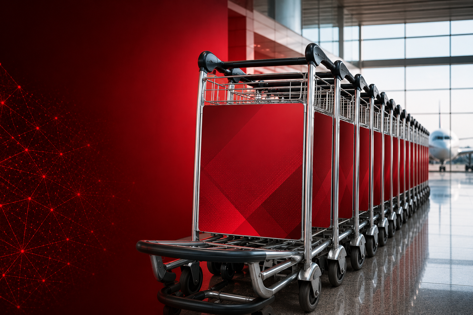 Delhi Airport Trolley