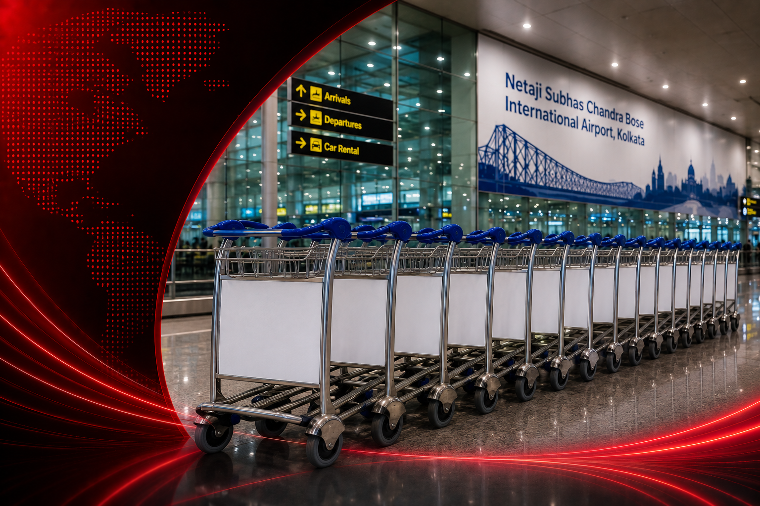 Kolkata Airport Trolley